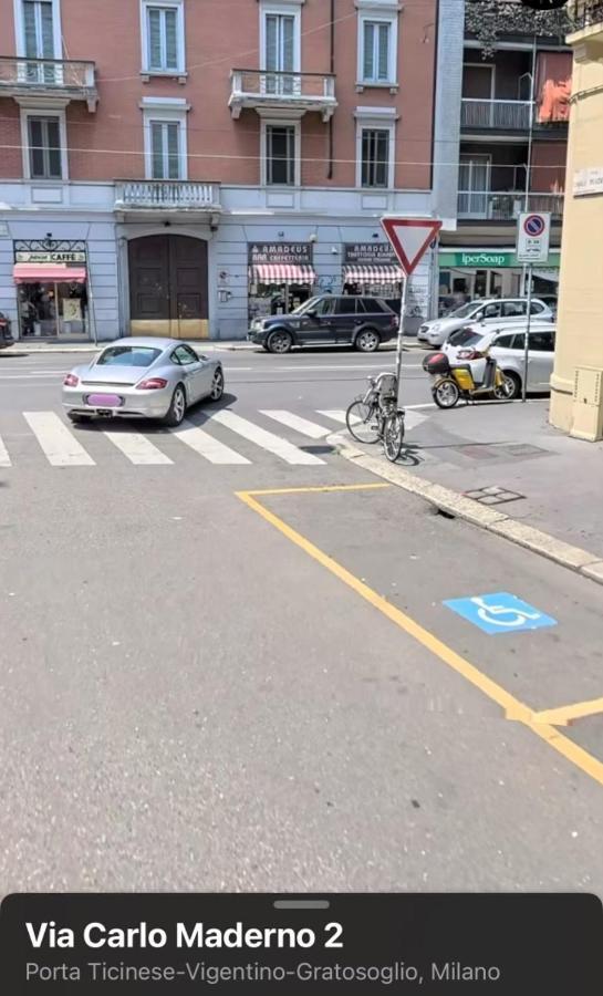 Prestigioso Trilocale Sui Navigli Con A/C & Wi-Fi Appartement Milaan Buitenkant foto